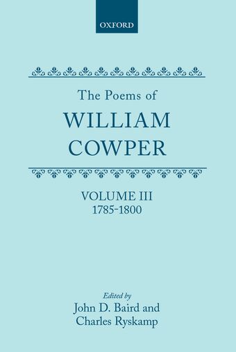 The Poems of William Cowper book cover