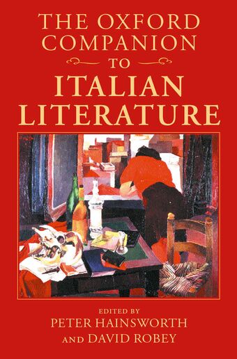 The Oxford Companion to Italian Literature book cover