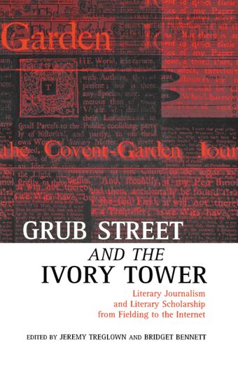 Grub Street and the Ivory Tower book cover