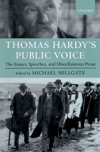 Thomas Hardy's Public Voice book cover