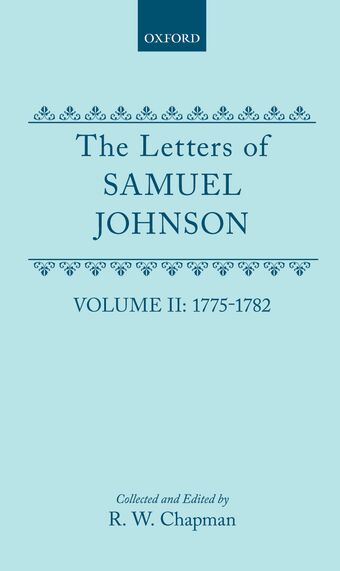 The Letters of Samuel Johnson with Mrs Thrale's Genuine Letters to Him book cover