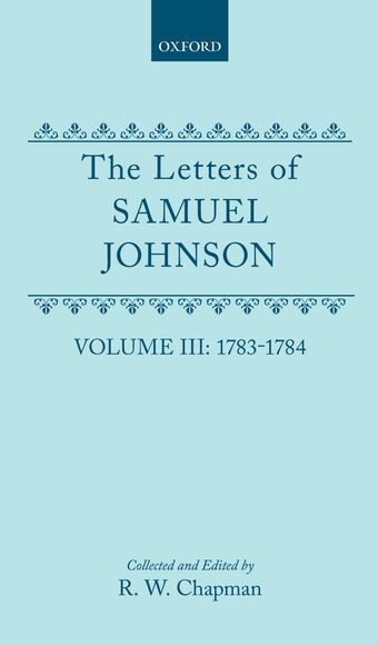 The Letters of Samuel Johnson with Mrs Thrale's Genuine Letters to Him book cover