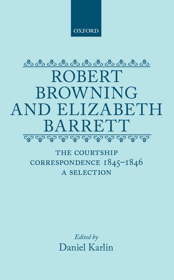 Robert Browning and Elizabeth Barrett book cover