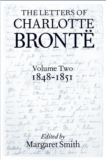 The Letters of Charlotte Bronte Volume II book cover
