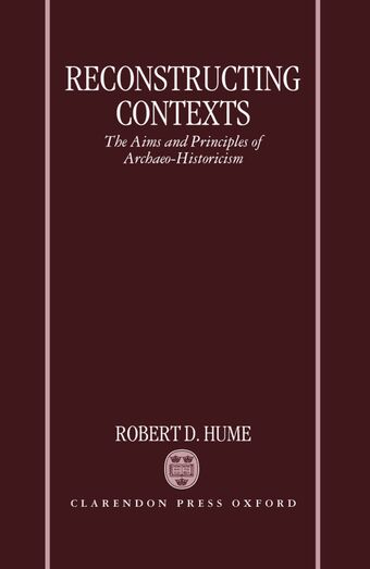 Reconstructing Contexts book cover