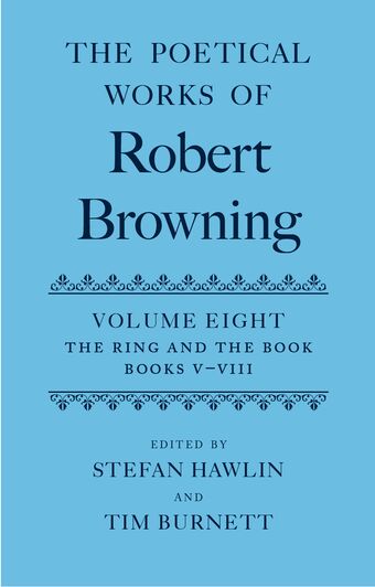 The Poetical Works of Robert Browning: Volume VIII book cover