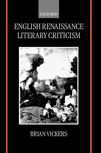 English Renaissance Literary Criticism book cover