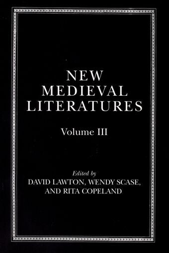 New Medieval Literatures book cover