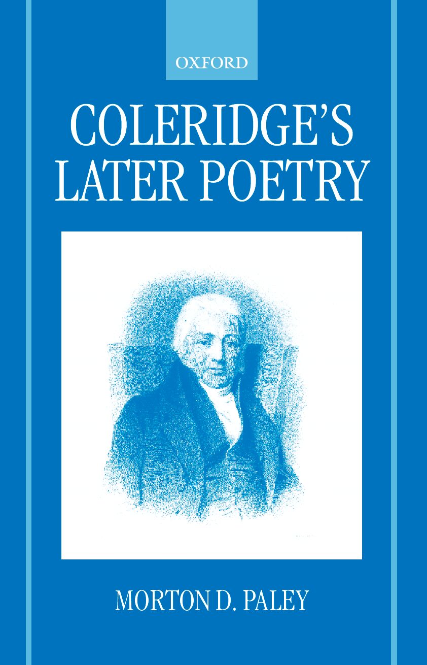 Coleridge's Later Poetry book cover