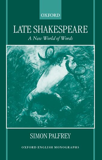 Late Shakespeare book cover