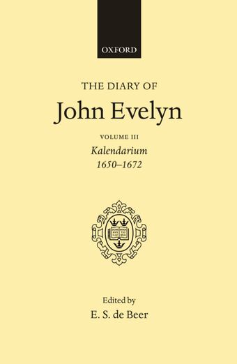 The Diary of John Evelyn book cover