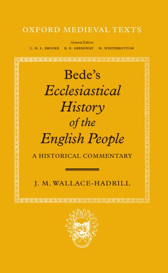 Bede's Ecclesiastical History of the English People book cover