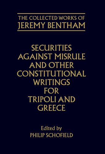 Securities against Misrule and Other Constitutional Writings for book cover