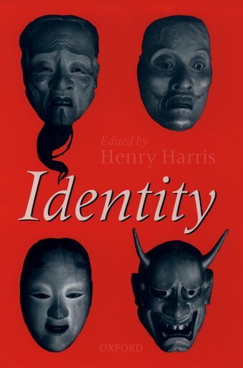 Identity book cover