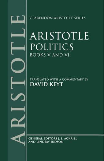Politics, Books V and VI book cover