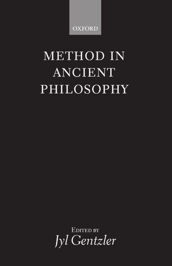 Method in Ancient Philosophy book cover