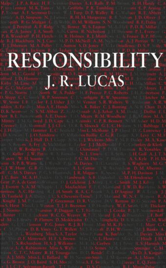 Responsibility book cover