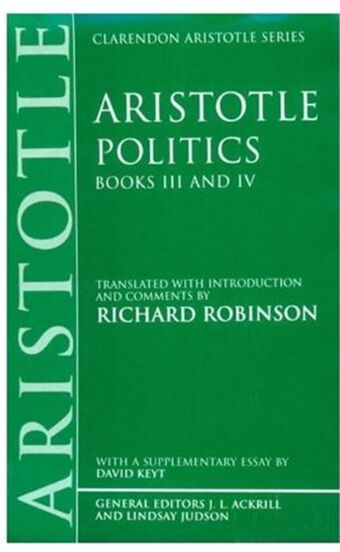 Politics, Books III and IV book cover