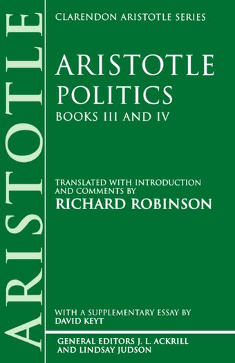 Politics, Books III and IV book cover