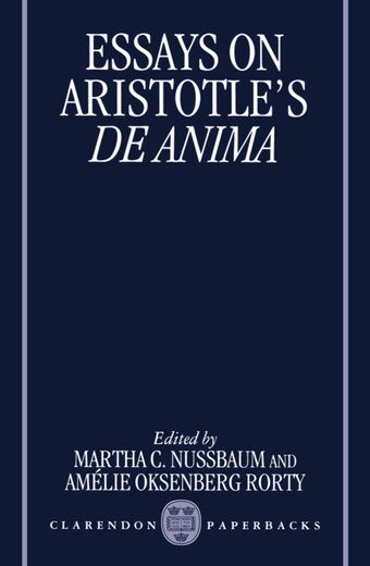 Essays on Aristotle's De Anima book cover
