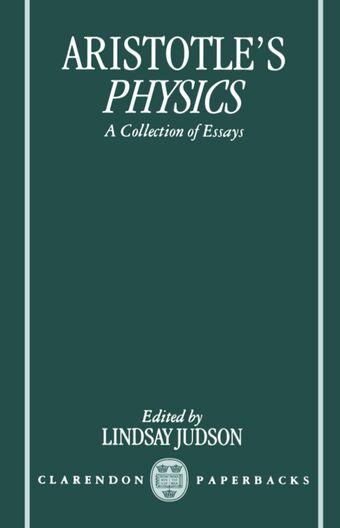 Aristotle's Physics book cover