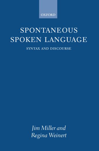 Spontaneous Spoken Language book cover