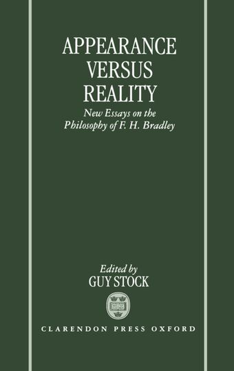 Appearance versus Reality book cover