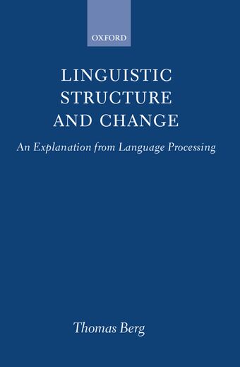 Linguistic Structure and Change book cover