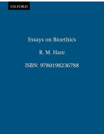 Essays on Bioethics book cover