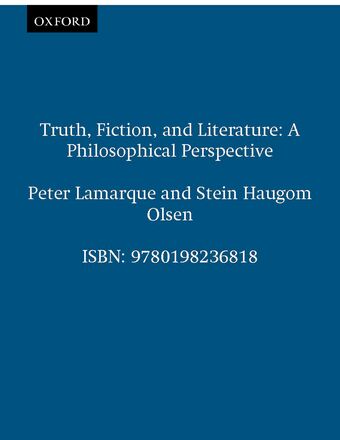 Truth, Fiction, and Literature book cover