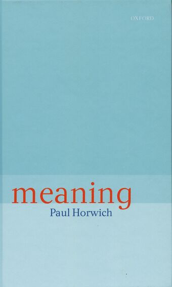 Meaning book cover