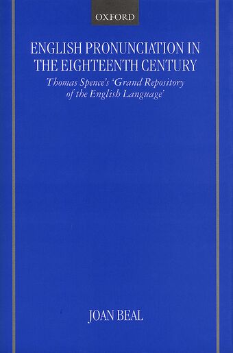 English Pronunciation in the Eighteenth Century book cover