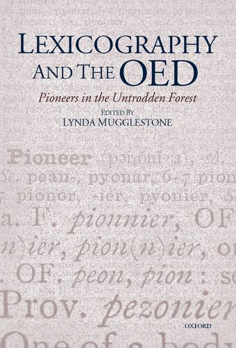 Lexicography and the OED book cover