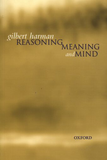 Reasoning, Meaning, and Mind book cover
