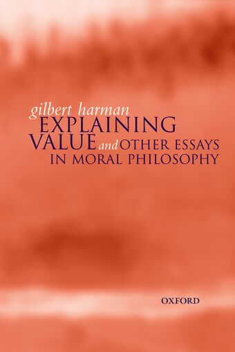 Explaining Value book cover
