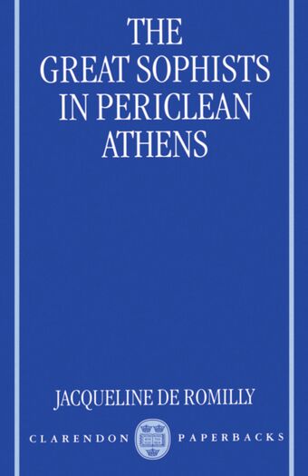 The Great Sophists in Periclean Athens book cover