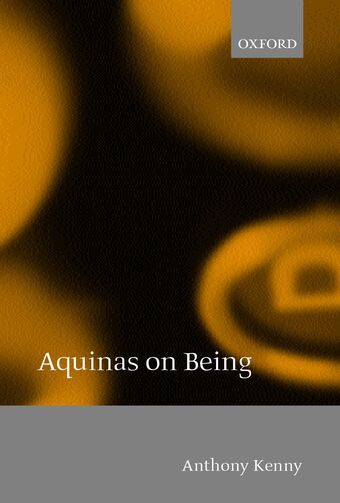Aquinas on Being book cover