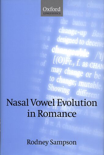 Nasal Vowel Evolution in Romance book cover