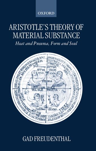 Aristotle's Theory of Material Substance book cover