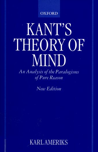 Kant's Theory of Mind book cover