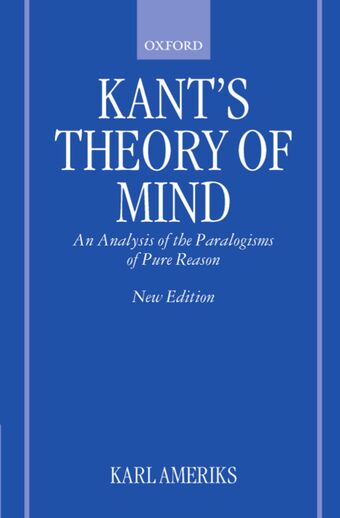 Kant's Theory of Mind book cover