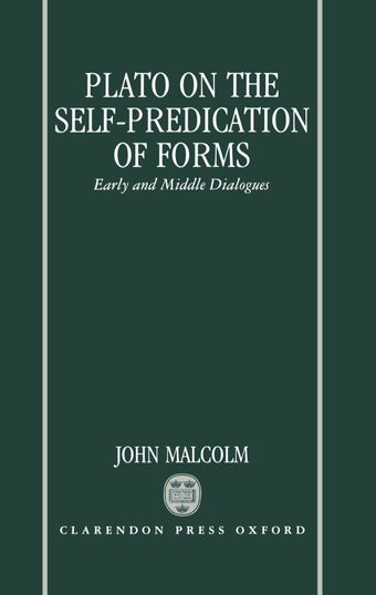 Plato on the Self-Predication of Forms book cover