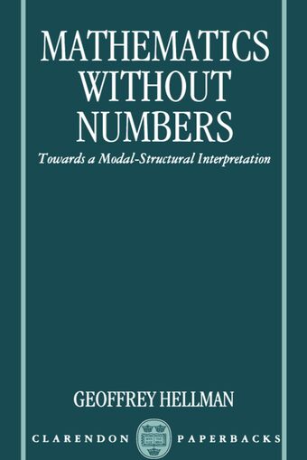Mathematics without Numbers book cover
