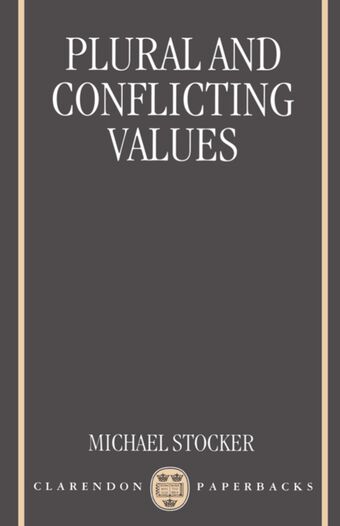 Plural and Conflicting Values book cover