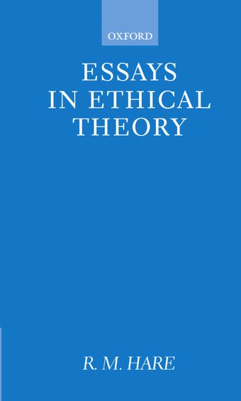 Essays in Ethical Theory book cover