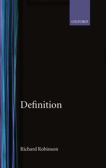 Definition book cover