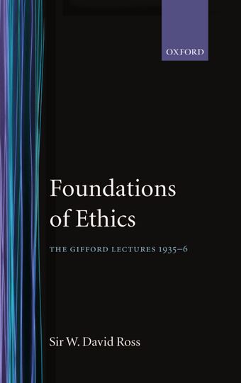 The Foundations of Ethics book cover