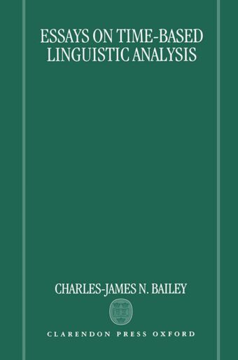 Essays on Time-Based Linguistic Analysis book cover