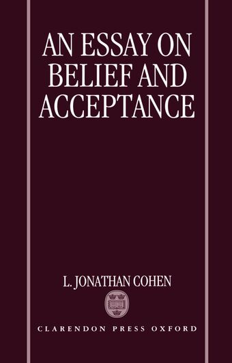 An Essay on Belief and Acceptance book cover