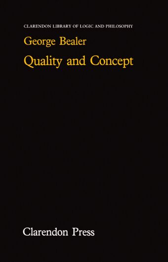 Quality and Concept book cover